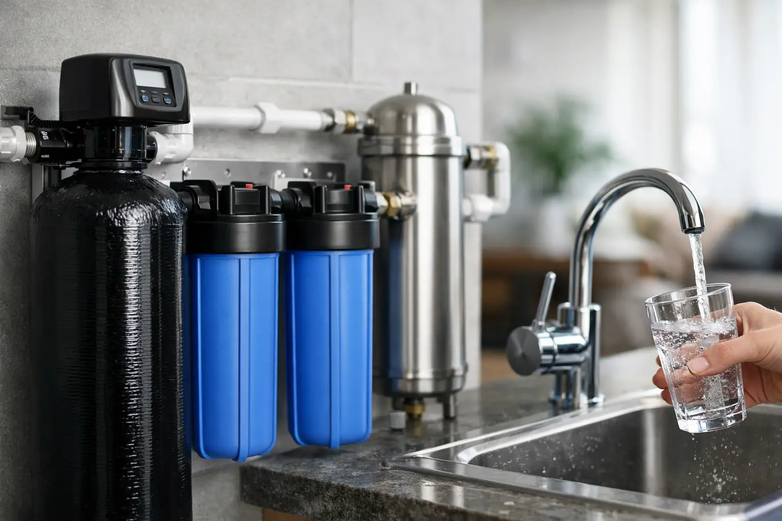 Filtro de agua para casa completa: qué mirar