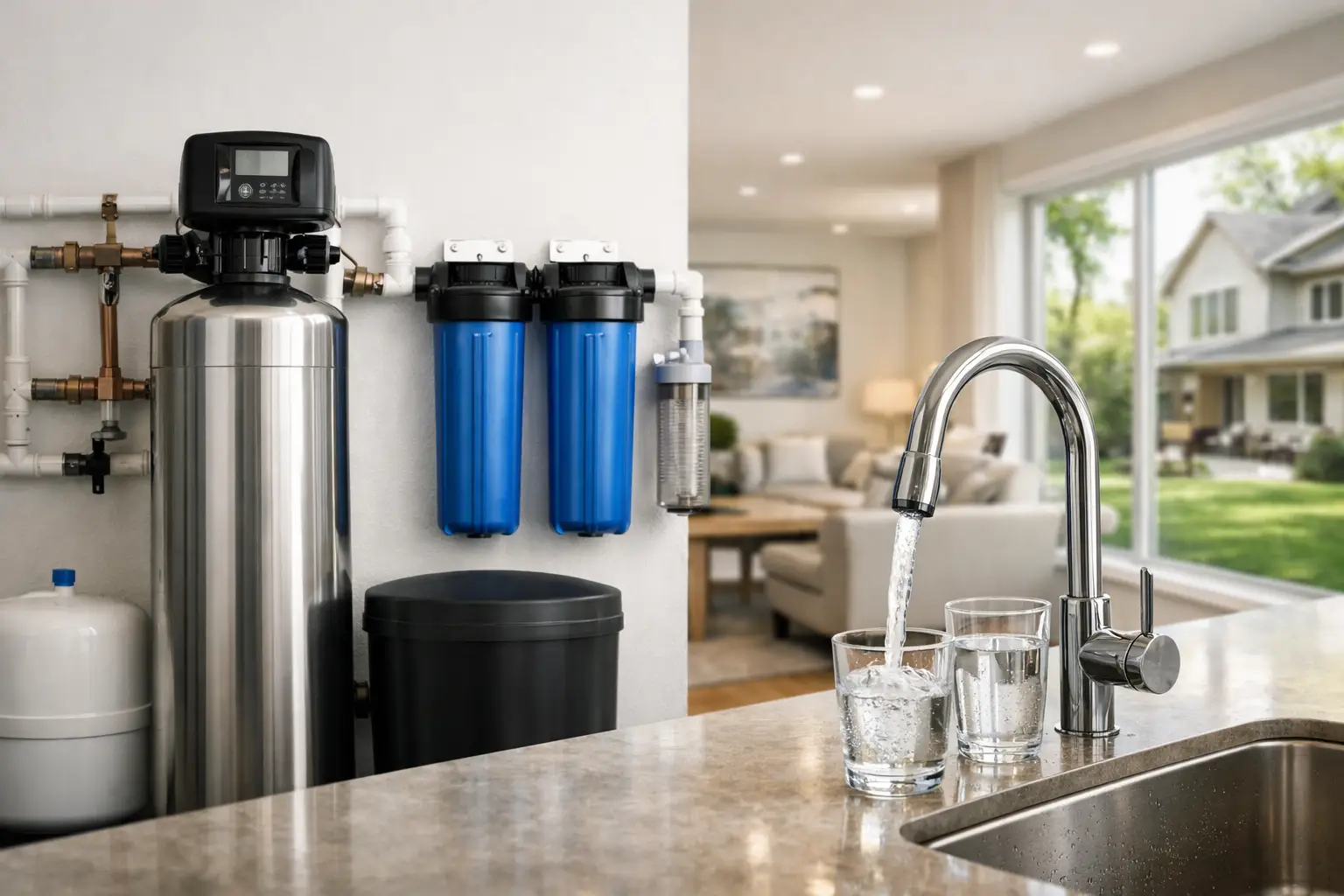 Tratamiento de agua para toda la casa
