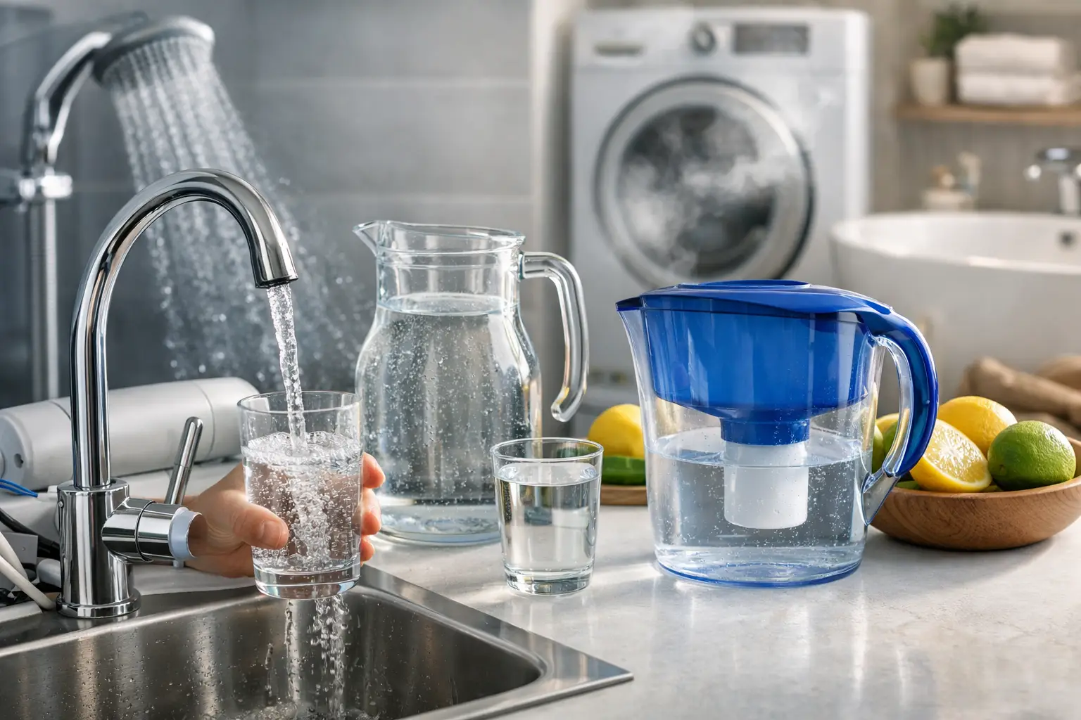 Cómo quitar cloro del agua en toda la casa
