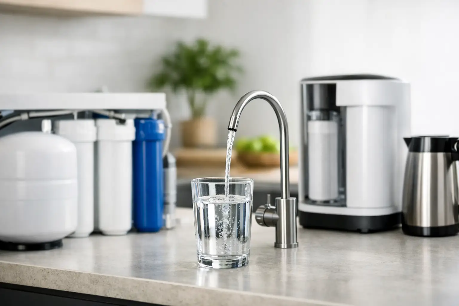 Purificador de agua residencial: qué elegir