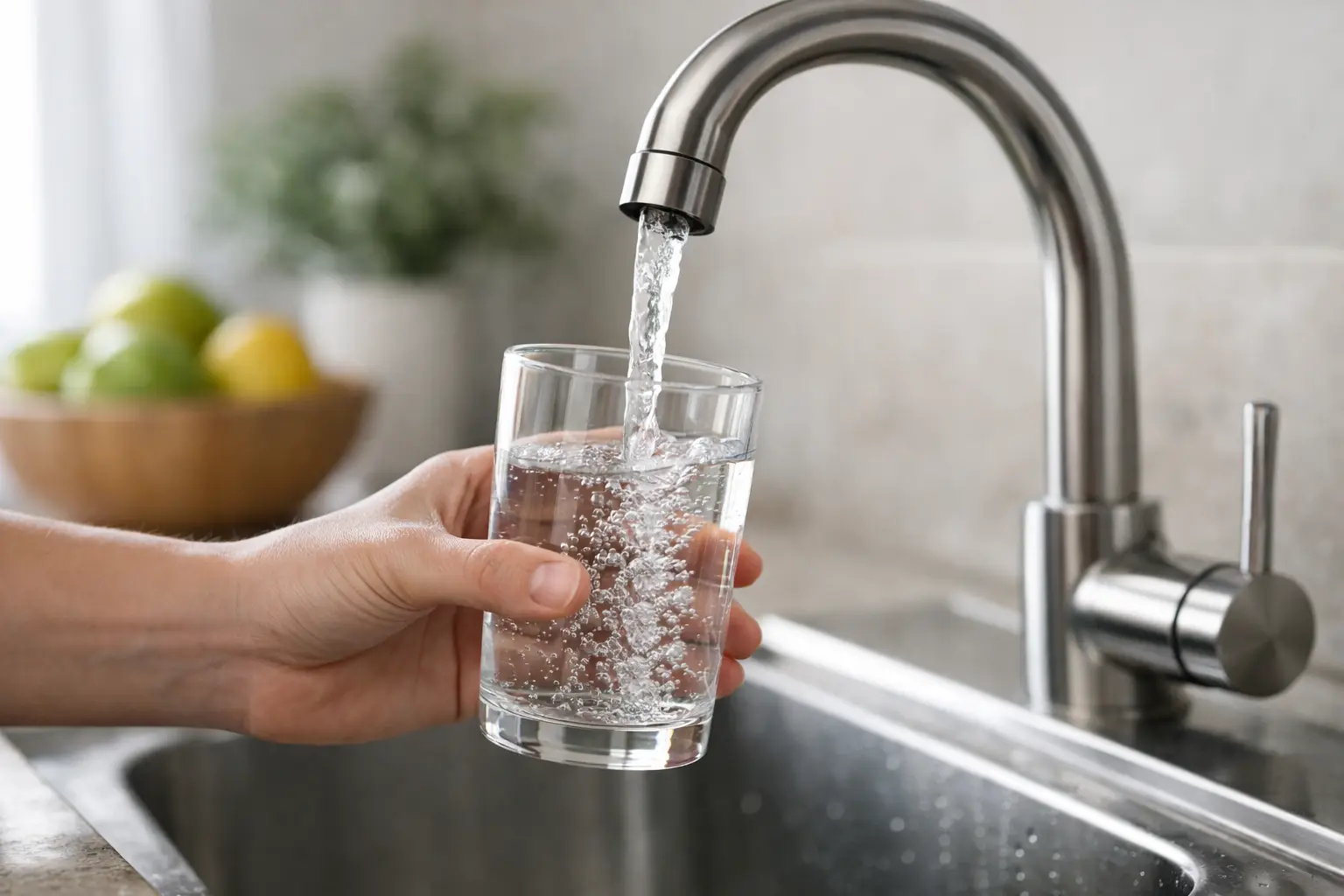 ¿Se puede beber agua del grifo en casa?