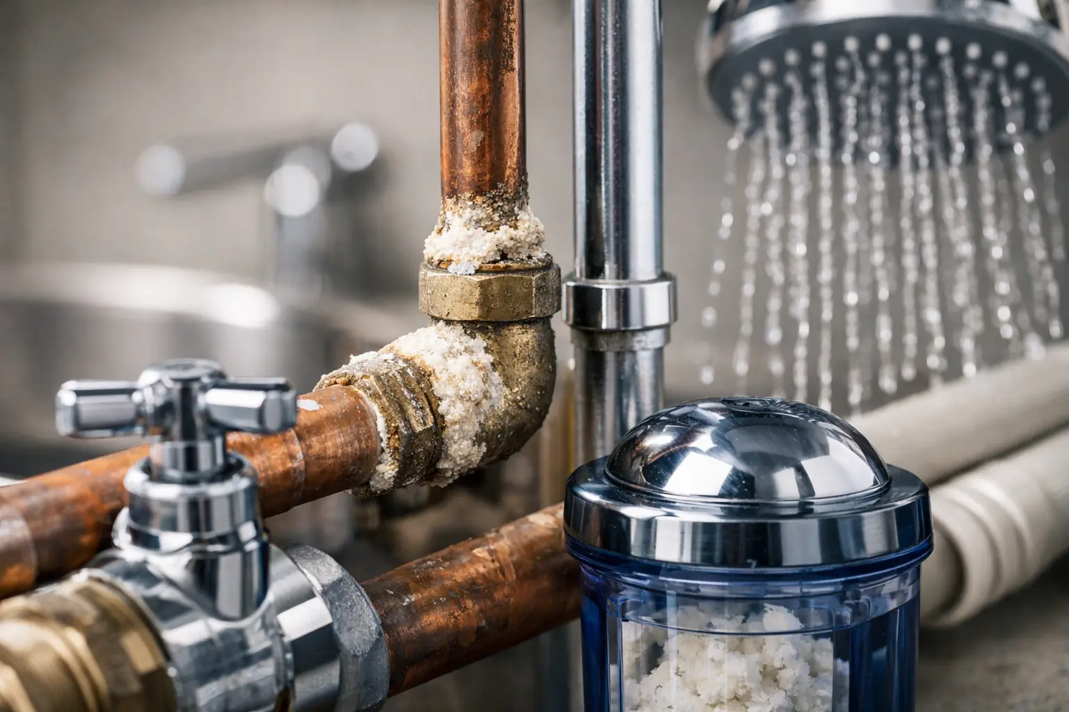 Protección de tuberías por agua dura en casa