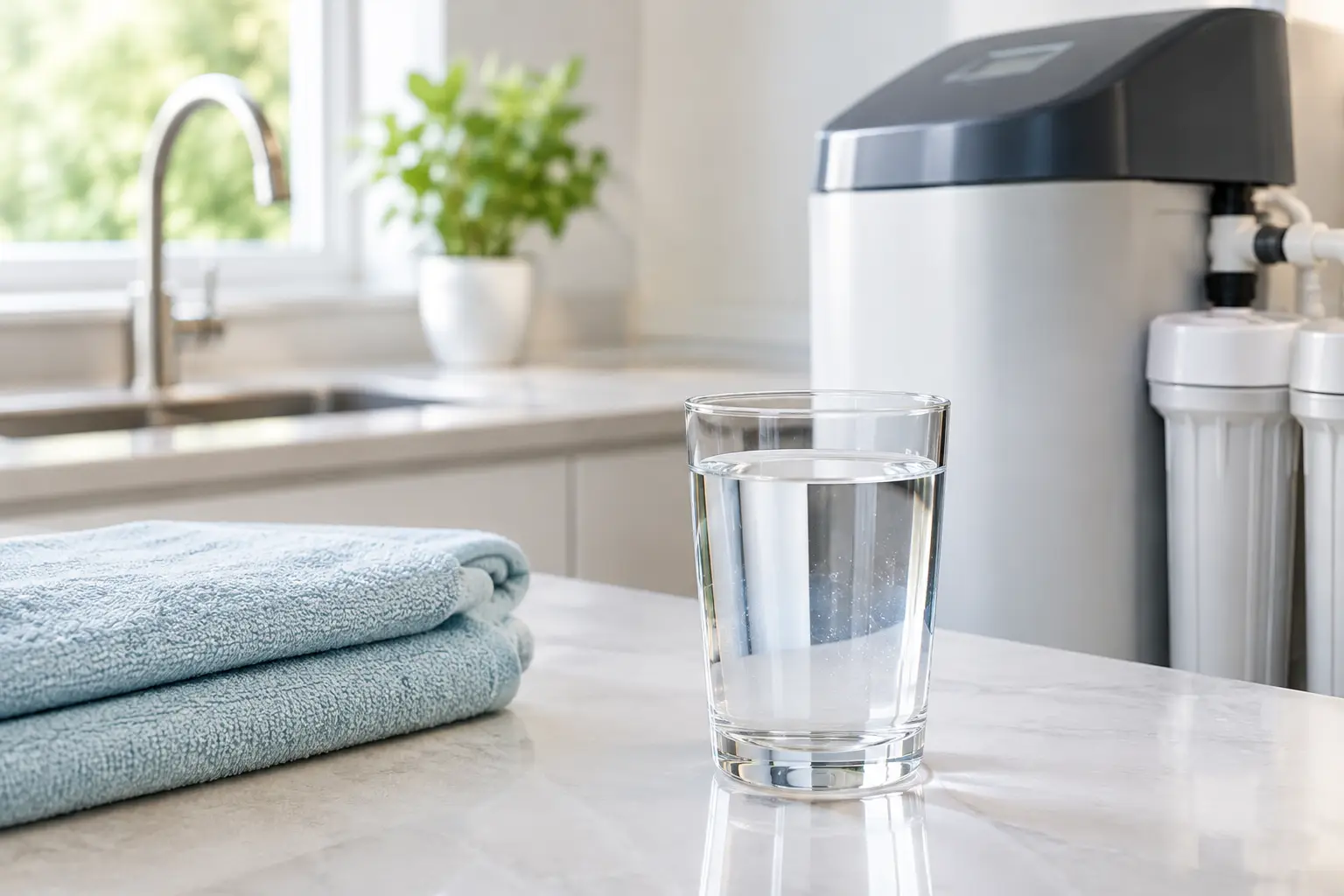 7 beneficios del agua suavizada en casa