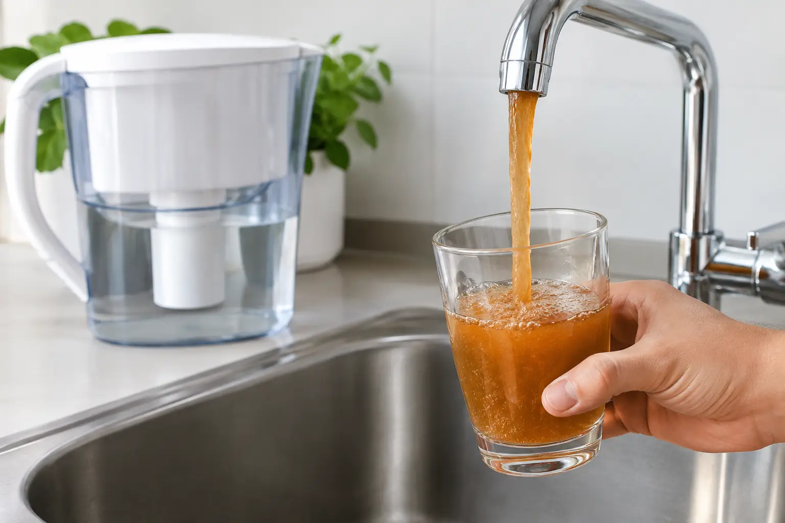 Agua ferruginosa y cómo tratarla en casa