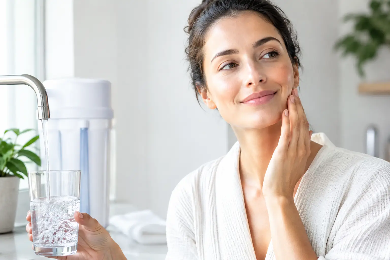 Cómo evitar piel reseca con mejor agua en casa