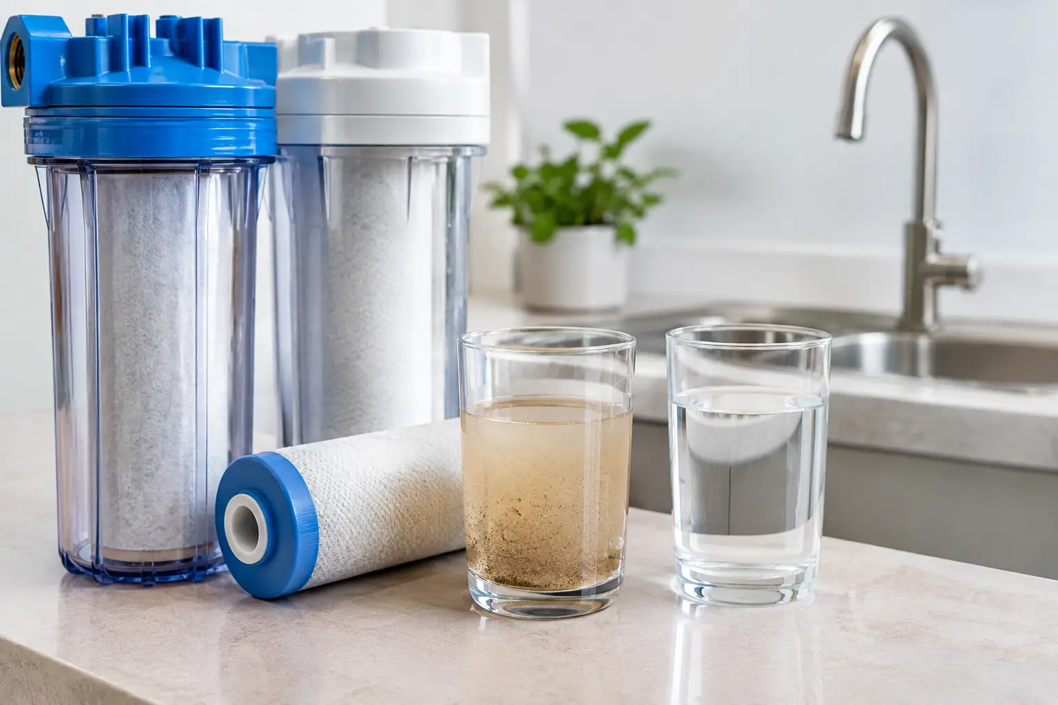Mejores filtros para quitar sedimento en casa